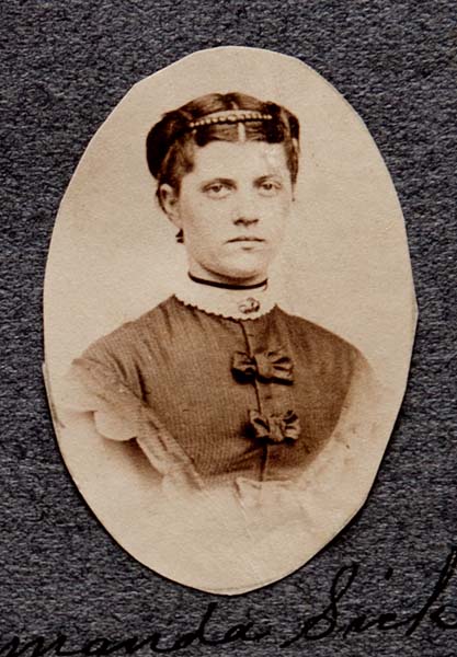 Hannah Amanda Sickels - age 17 - ca 1869-33