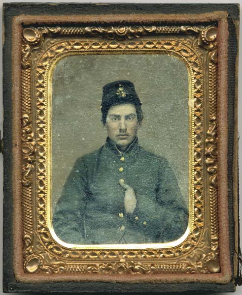 John Teachout Cobb - died in Civil War - tintype - undated-26