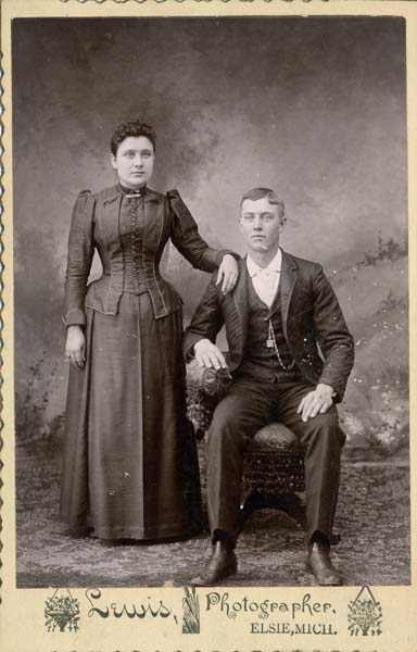 Leon Bates & Maude Mae Gillman (Wife) - undated-24