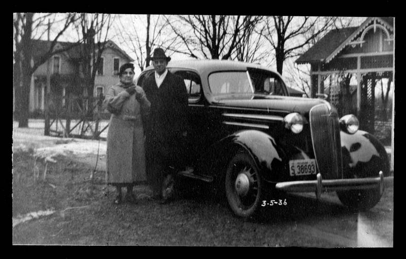 Wilma & Bion - enroute to NYC - 3-5-1936-38