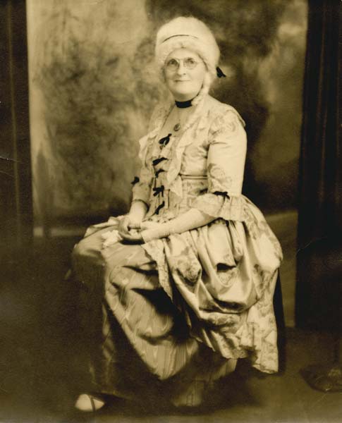 Louise Kennard Haynes in Martha Washington costume worn at Washington bi-centennial DAR ball - 4-1932-H07