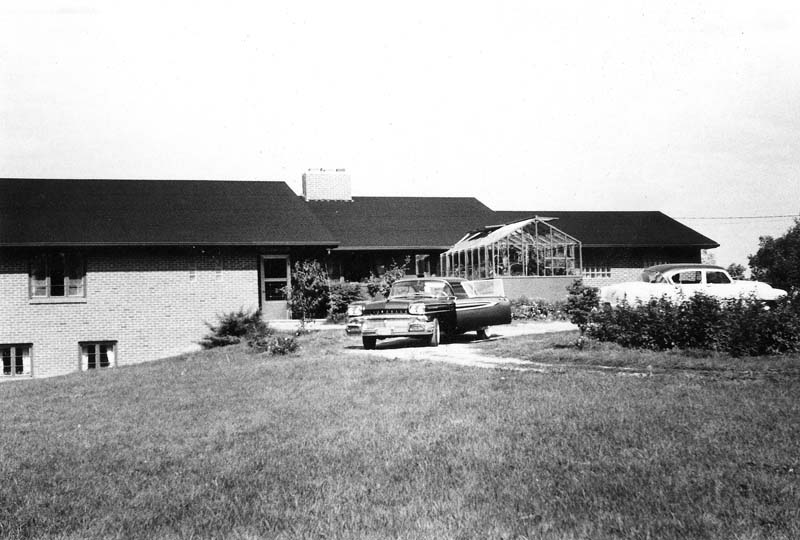 JWB residence - Ovid - note the cars - 10-4-1958-19
