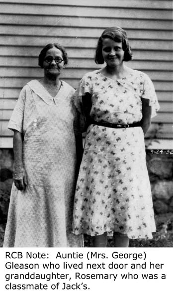 Mrs George Gleason & granddaughter - 7-24-1932-34