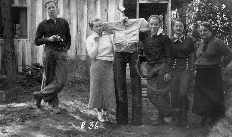 JWB, BBS, 'Elmer,' RCB, EJH & Wilma - 8-1936-23